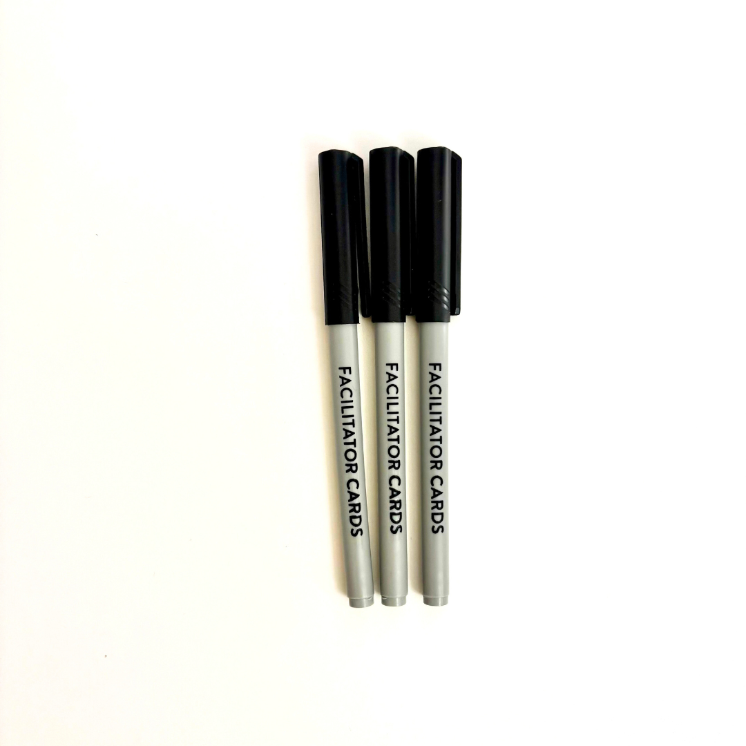 Facilitator Cards Markers (3-pack)