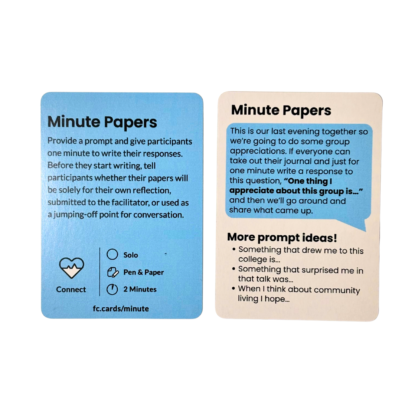Facilitator Cards - College Student Leader Pack