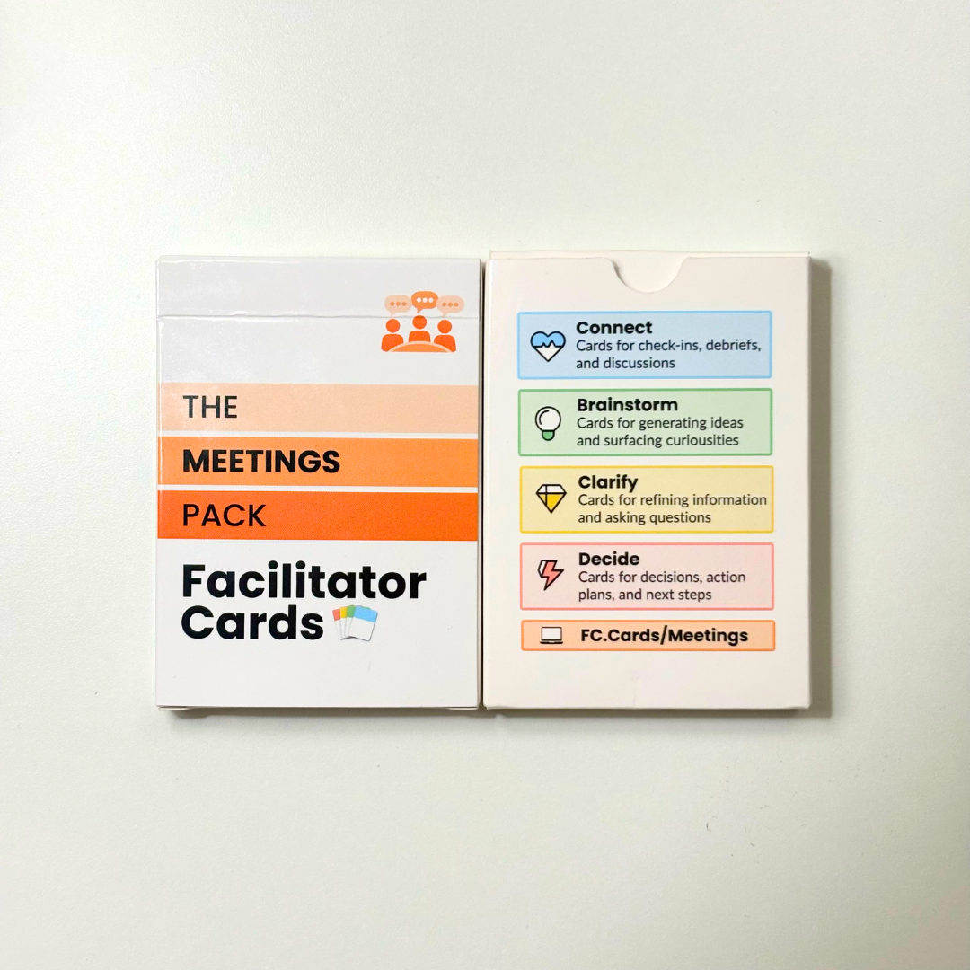Facilitator Cards - Meetings Pack