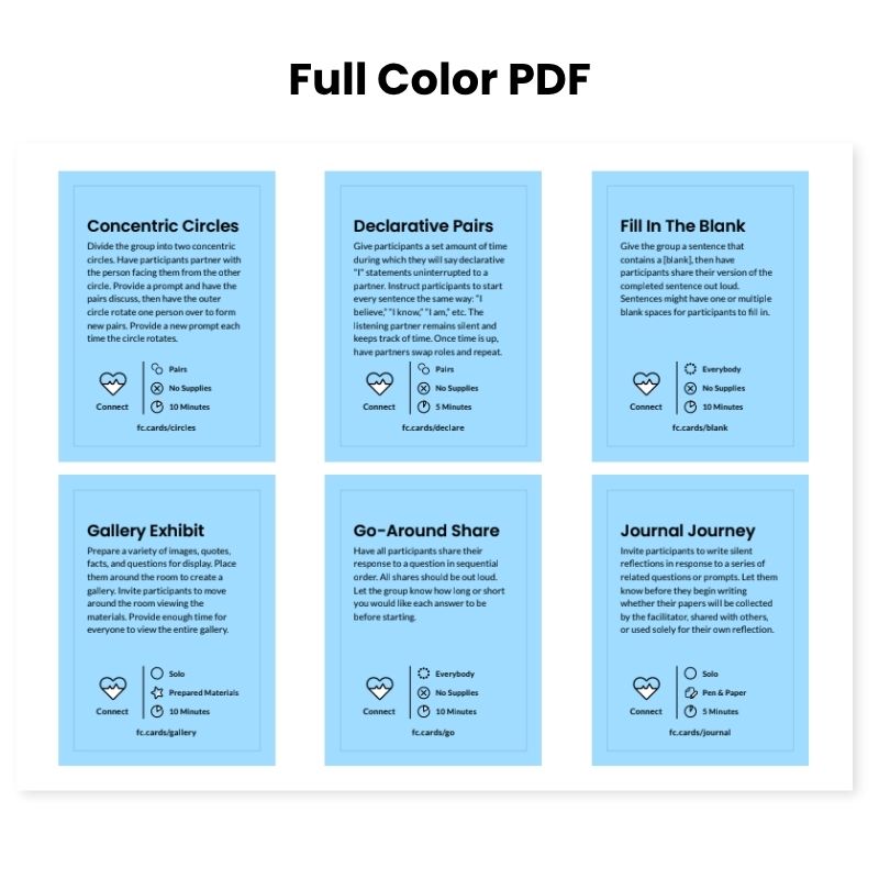 Facilitator Cards
